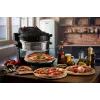 Ariete 927 Pizzeria , Doppelpizzaofen, 2 Pizzen in 4 Minuten, 2300 W, 2 feuerfeste Steine, 2 Thermostate, Durchmesser 32 cm, 5 Garstufen, 2 Pizzaschaufeln aus Edelstahl, Rot