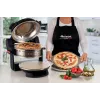 Ariete 927 Pizzeria , Doppelpizzaofen, 2 Pizzen in 4 Minuten, 2300 W, 2 feuerfeste Steine, 2 Thermostate, Durchmesser 32 cm, 5 Garstufen, 2 Pizzaschaufeln aus Edelstahl, Rot
