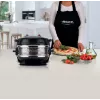 Ariete 927 Pizzeria , Doppelpizzaofen, 2 Pizzen in 4 Minuten, 2300 W, 2 feuerfeste Steine, 2 Thermostate, Durchmesser 32 cm, 5 Garstufen, 2 Pizzaschaufeln aus Edelstahl, Rot