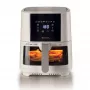 Ariete 4626 Airy Fryer 6L, Heißluftfritteuse, 1300 W, 6 l Fassungsvermögen, 2,5 kg Garraumkapazität, 8 voreingestellte Programme, Temperatur bis 200 °C, transparenter Korb für Kochkontrolle, Schwarz