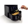 Ariete 4633, Heißluftfritteuse 4L, 1400W, Fassungsvermögen 4L, 9 Programme, Shake und Grill Funktion, Temperatur bis 200°C, Schwarz