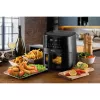 Ariete 4633, Heißluftfritteuse 4L, 1400W, Fassungsvermögen 4L, 9 Programme, Shake und Grill Funktion, Temperatur bis 200°C, Schwarz
