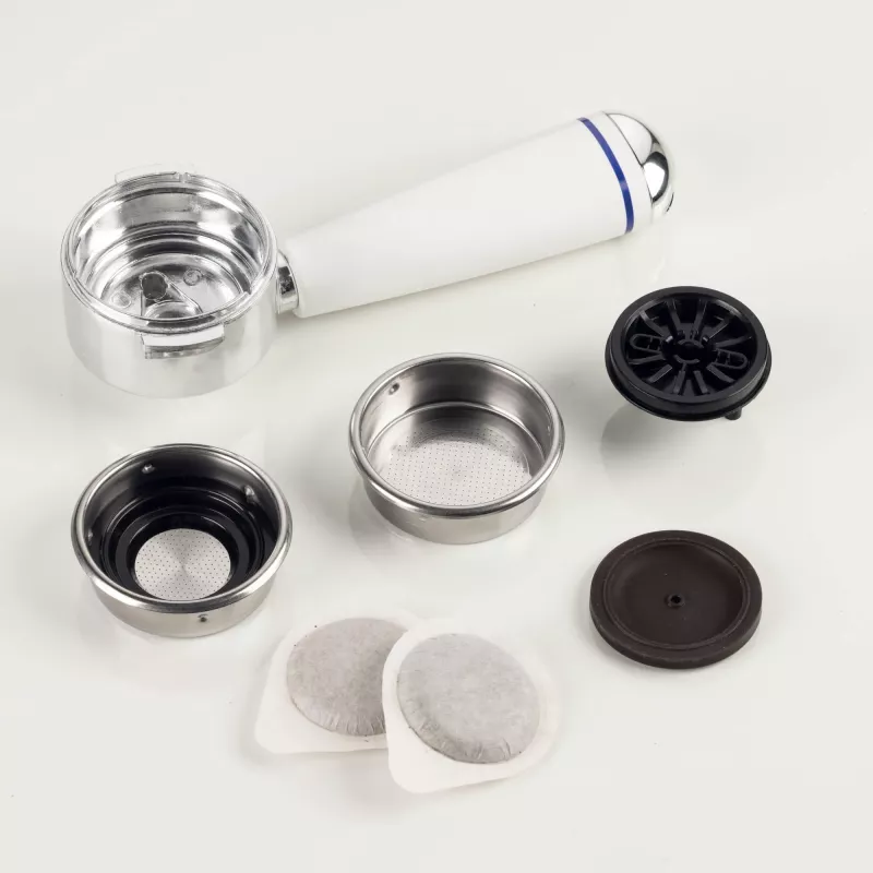 Ariete 1389 Positano Kaffeemaschine, 850 W, Tankkapazität 0,9 l, 1 oder 2 Tassen Filter, Abtropfschale, Milchaufschäumer