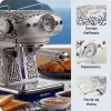 Ariete 1389 Capri Kaffeemaschine, 850 W, Tankinhalt 0,9 l, Filter für 1 oder 2 Tassen, Abtropfschale, Milchaufschäumer
