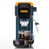 Ariete 1399 Espresso-Kaffeemaschine, für Pulver und ESE-Pads, 1300 W, 1,1 l Fassungsvermögen, 15 bar Druck, 1, 2 Tassen und ESE-Pad-Filter, Cappuccino, Gelb
