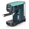 Ariete 1399 Espresso-Kaffeemaschine, für Pulver und ESE-Pads, 1300 W, 1,1 l Fassungsvermögen, 15 bar Druck, 1, 2 Tassen und ESE-Pad-Filter, Cappuccino, Grün