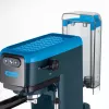 Ariete 1399 Espresso-Kaffeemaschine, für Kaffeepulver und ESE-Pads, 1300 W, 1,1 l Fassungsvermögen, 15 bar Druck, Filter für 1, 2 Tassen und ESE-Pads, Cappuccino, Blau