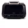 Ariete 4635 Air Fryer Grill, Heißluftfritteuse und Grill, Steakgrill, 1700 W, Kapazität 8 l, Frittieren und Grillen, 8 Garfunktionen, Timer, Schwarz