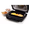 Ariete 4635 Air Fryer Grill, Heißluftfritteuse und Grill, Steakgrill, 1700 W, Kapazität 8 l, Frittieren und Grillen, 8 Garfunktionen, Timer, Schwarz