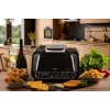 Ariete 4635 Air Fryer Grill, Heißluftfritteuse und Grill, Steakgrill, 1700 W, Kapazität 8 l, Frittieren und Grillen, 8 Garfunktionen, Timer, Schwarz