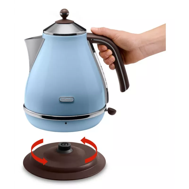 De’Longhi KBOV 2001.AZ Wasserkocher 1,7 L 2000 W Blau