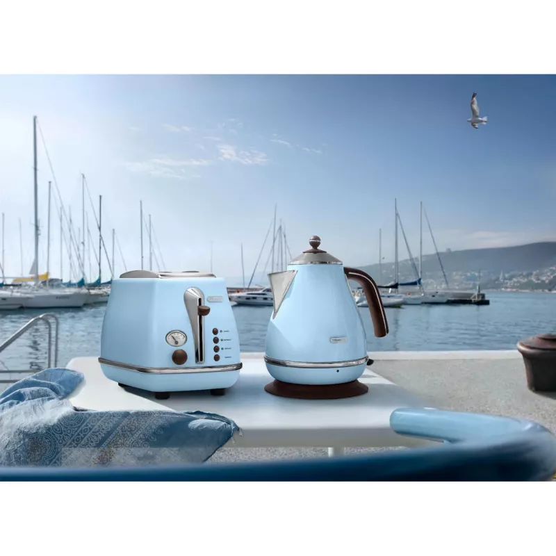 De’Longhi KBOV 2001.AZ Wasserkocher 1,7 L 2000 W Blau