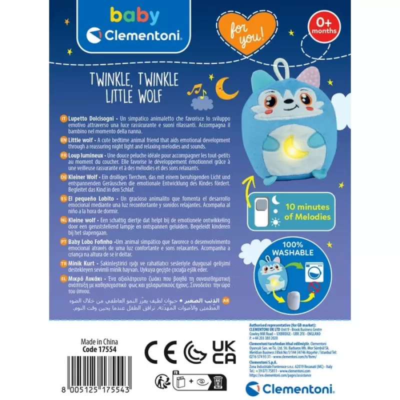 Clementoni Disney Baby 17554 Stofftier