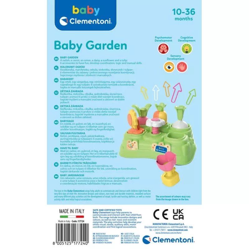 Baby Garden, 0,8 Jahr(e), Mehrfarbig