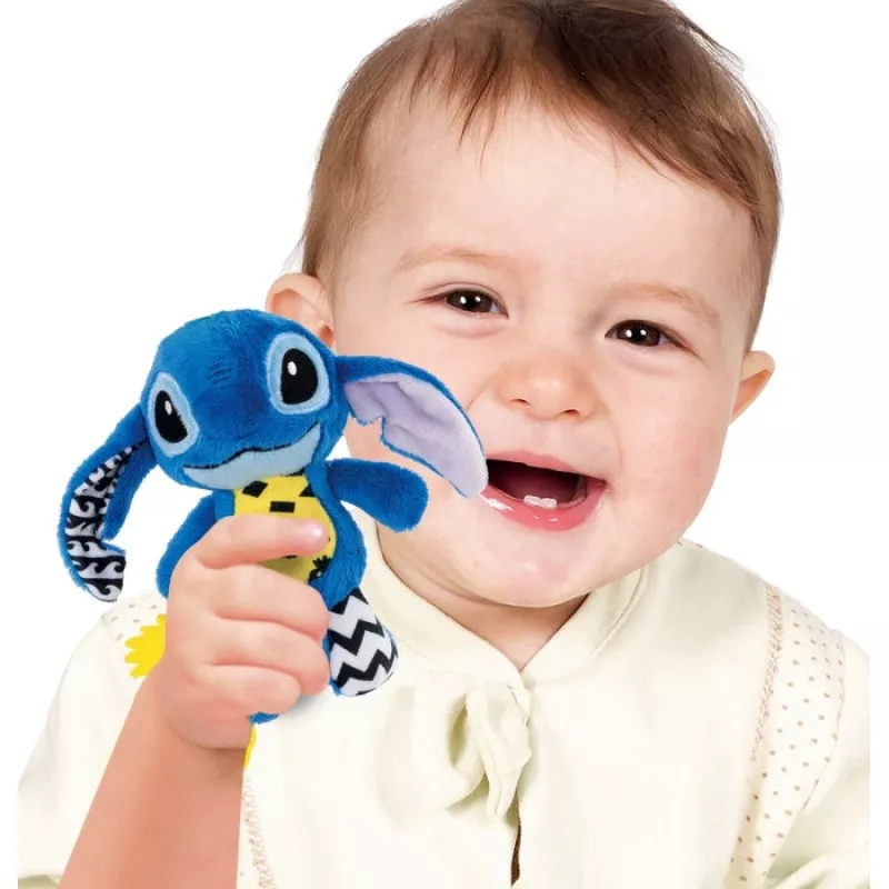 Clementoni Disney Baby Stitch Soft Rattle Baby Hängespielzeug