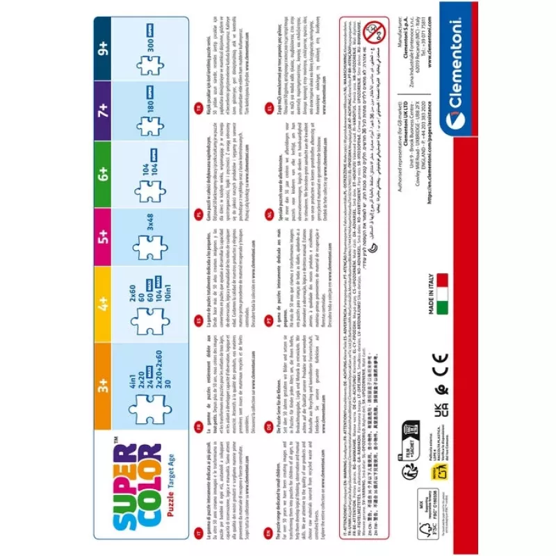 Clementoni Supercolor 21744 Puzzle Puzzle 300 Stück Zeichentrick
