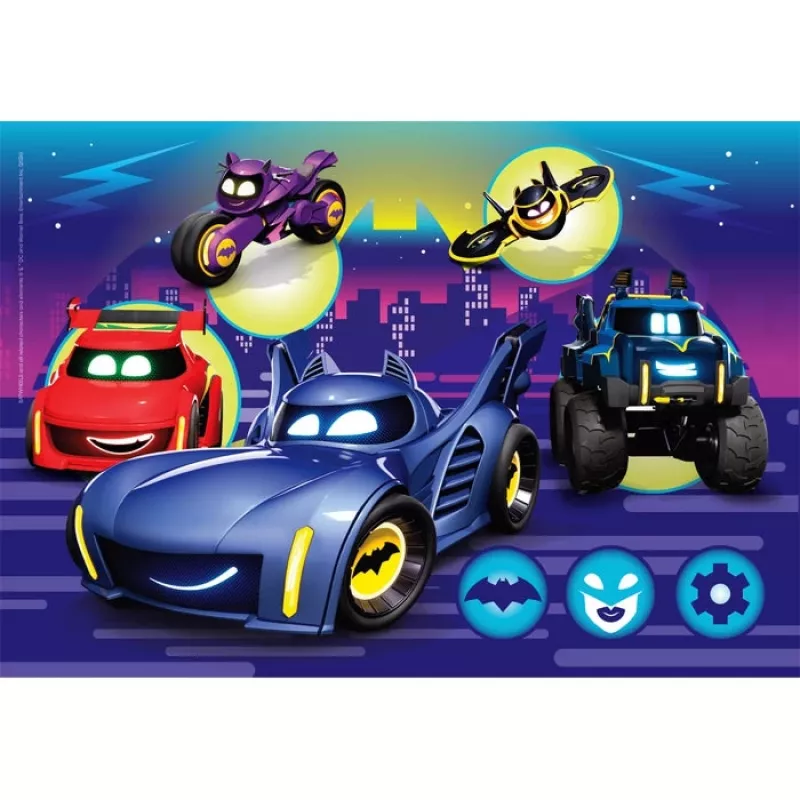 Clementoni Supercolor Puzzle 2x20 Teile, Batwheels (24806)