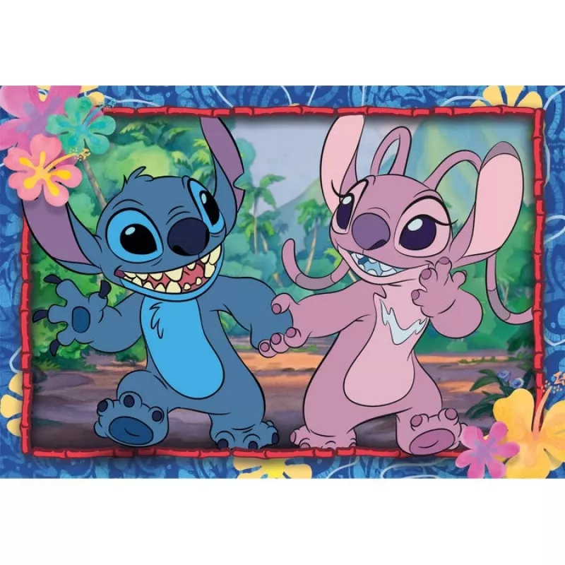 Clementoni Supercolor Puzzle 2x20 Teile, Disney Stitch (24809)