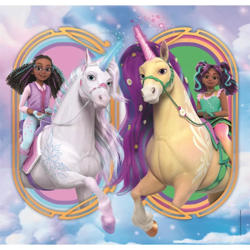 Clementoni 3x48-teilige Puzzles Unicorn Academy, 5 Jahre Clementoni 3x48-teilige Puzzles Unicorn Academy. Empfohlenes Mindestalter: 5 Jahre