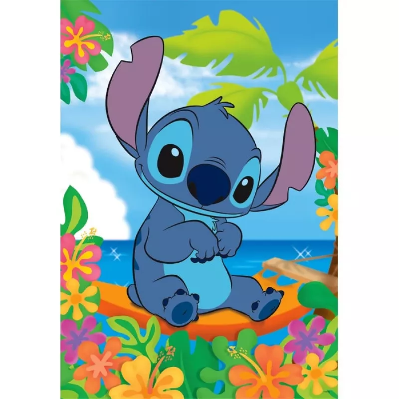 Clementoni Supercolor Stitch Puzzle 104 Stück Cartoons