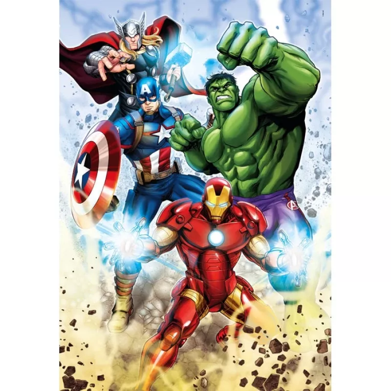 Clementoni Supercolor Marvel Avengers Puzzle 60 Stück Comics