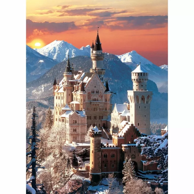 Clementoni High Quality Collection Neuschwanstein Puzzle 1500 Stück Landschaft
