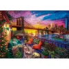 Clementoni Manhattan Balkon-Sonnenuntergang Puzzle 3000 Stück Stadt