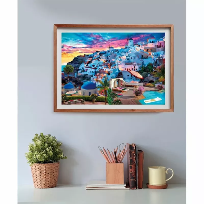 Clementoni High Quality Collection Griechenland Ansicht Puzzle 500 Stk. Landschaft