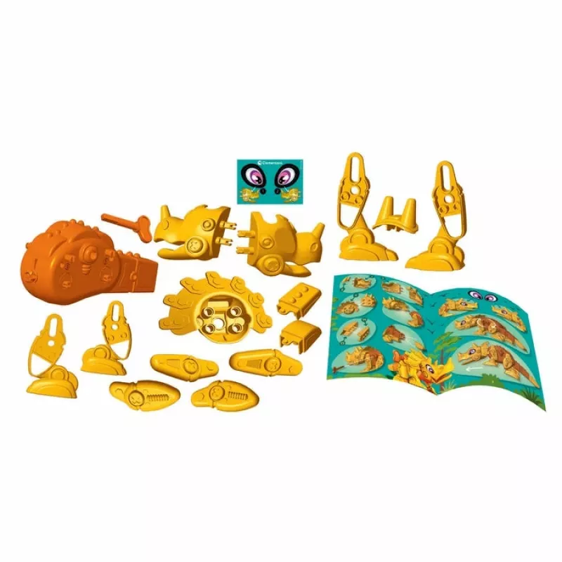 Clementoni Dino Bot Triceratops Junior, Roboterdinosaurier, 5 Jahre