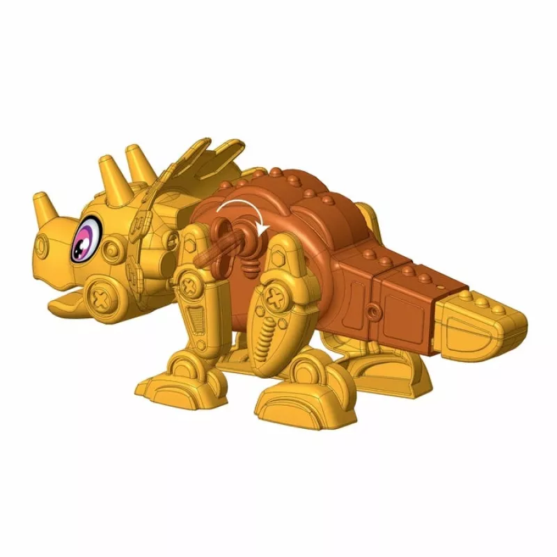 Clementoni Dino Bot Triceratops Junior, Roboterdinosaurier, 5 Jahre