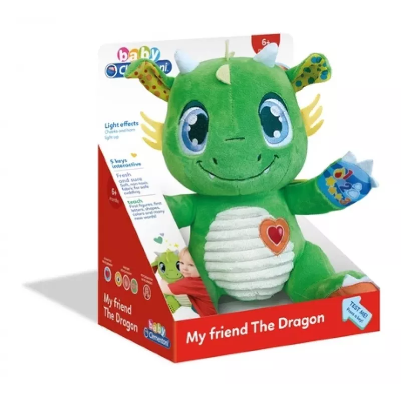 Clementoni Baby Drache, 0,6 Jahr(e), Klingend, Bunt