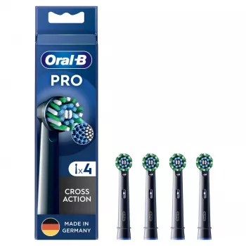 Oral-B CrossAction 4 Stk. Schwarz