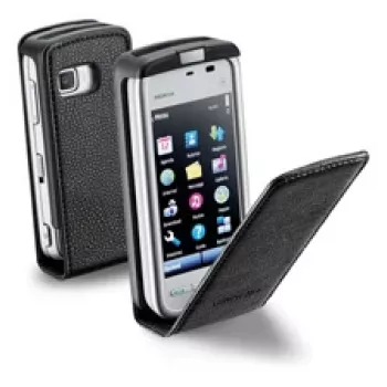 Cellularline FLAP ESSENTIAL Handyhülle Flip-Case Schwarz
