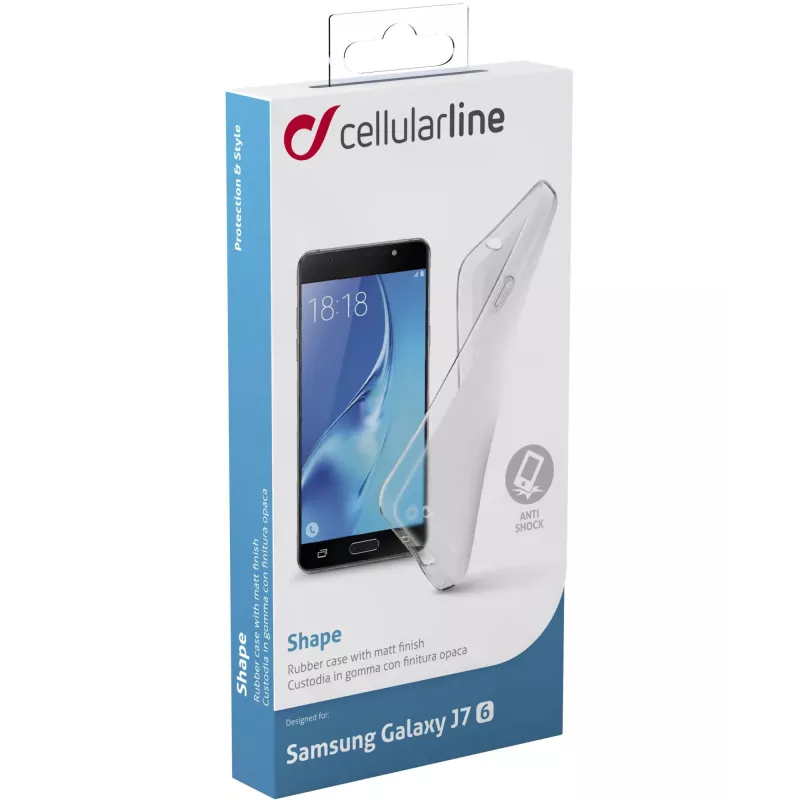 Cellularline Shape - Galaxy J7 (2016), Cover, Samsung, Galaxy J7, 14 cm (5.5 inch), Transparent