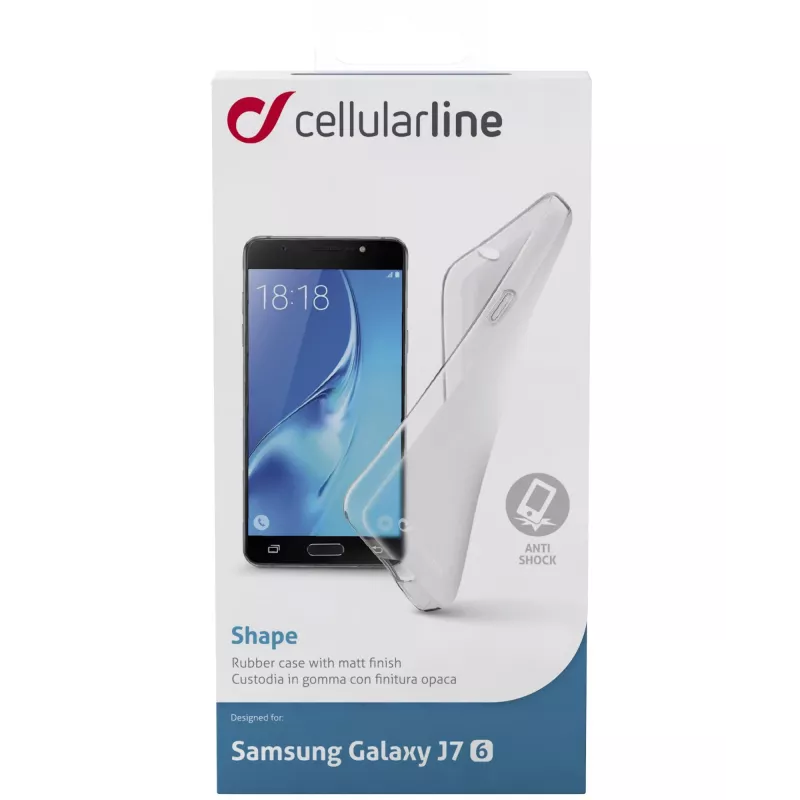 Cellularline Shape - Galaxy J7 (2016), Cover, Samsung, Galaxy J7, 14 cm (5.5 inch), Transparent