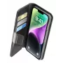 Cellularline Book Agenda - iPhone 14 Eleganz und Funktionalität in einem Gerät - mit integrierter Microban® antibakterieller Technologie