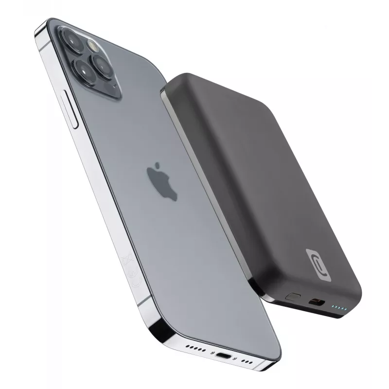 Cellularline Wireless power bank MAG 5000 Tragbarer Ladegerät kompatibel mit dem MagSafe-System