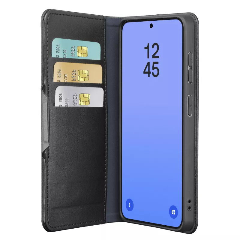 Cellularline Book Agenda - Galaxy S26 Ultra Book-Case mit Kunstleder-Finish, Magnetverschluss, RFID-Schutz und Standfunktion