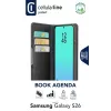 Cellularline Book Agenda - Galaxy S26 Book-Style-Hülle mit Kunstleder-Finish, Magnetverschluss, RFID-Schutz und Standfunktion.