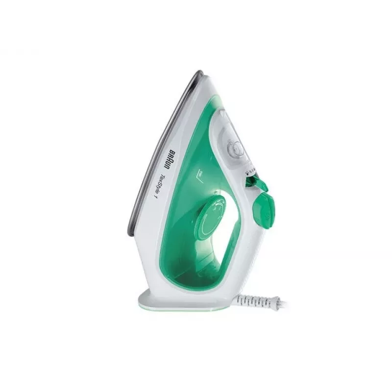Braun TexStyle 1 SI 1040 GR Dampfbügeleisen Keramik-Bügelsohle 2000 W Grün, Weiß