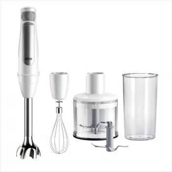 Braun MultiQuick 7 MQ7035IWH 0,6 L Pürierstab 1000 W Edelstahl, Weiß