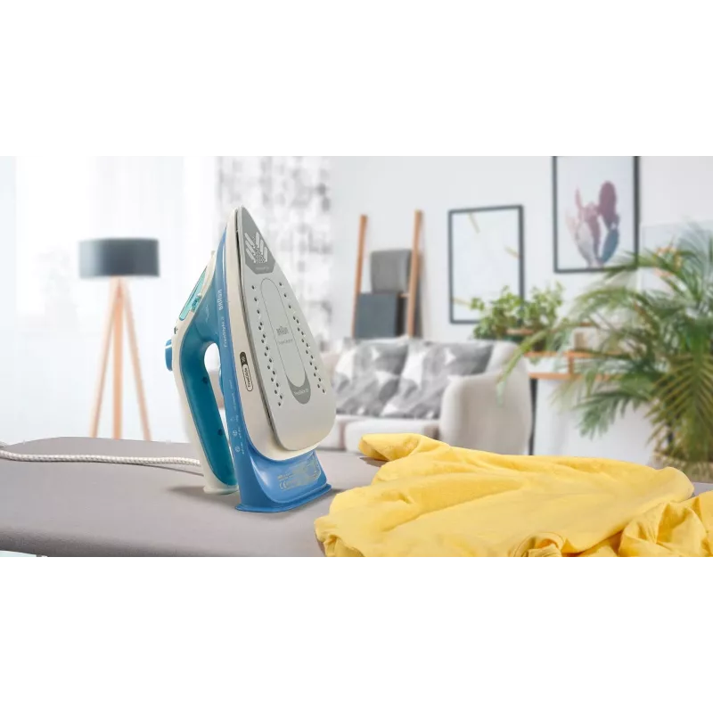 Braun FI 3144 BL Dampfbügeleisen Keramiksohle 2400 W Blau