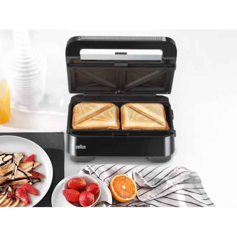 Braun Snack Maker 5 SM5000 Sandwichmaker 800 W Schwarz