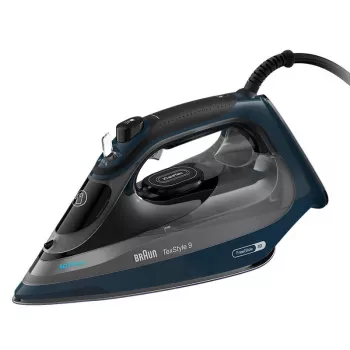 Braun TexStyle 9 0127409002 Bügeleisen Dampfbügeleisen EloxalPlus-Bügelsohle 3200 W Dunkelblau