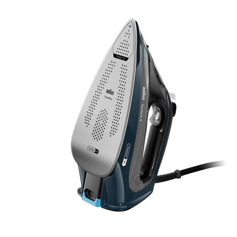 Braun TexStyle 9 0127409002 Bügeleisen Dampfbügeleisen EloxalPlus-Bügelsohle 3200 W Dunkelblau