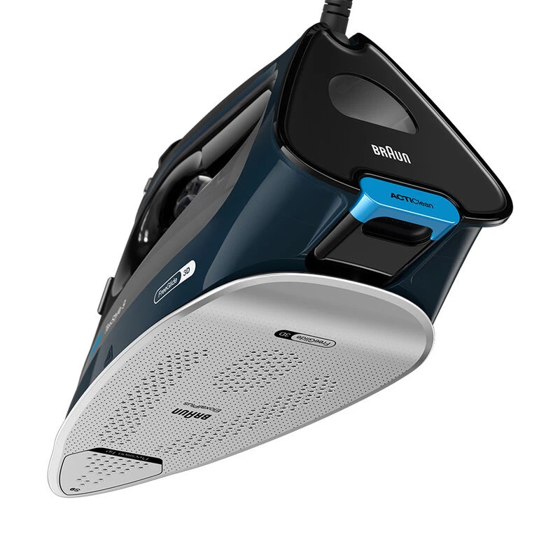 Braun TexStyle 9 0127409002 Bügeleisen Dampfbügeleisen EloxalPlus-Bügelsohle 3200 W Dunkelblau