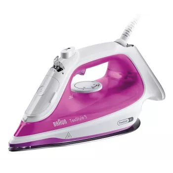 Braun TexStyle 5 SI 5225 Dampfbügeleisen 2500 W Pink, Weiß
