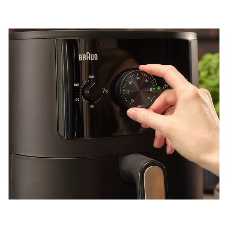 Braun Multi Fry 3 Single 4,3 l Standgerät 1500 W Heißluftfritteuse Schwarz