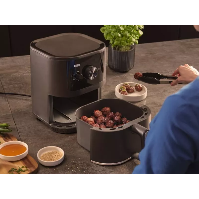 Braun Multi Fry 3 Single 4,3 l Standgerät 1500 W Heißluftfritteuse Schwarz