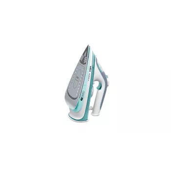 Braun TexStyle 3 SI 5017 GR Dampfbügeleisen Keramiksohle 2700 W Grau, Türkis, Weiß